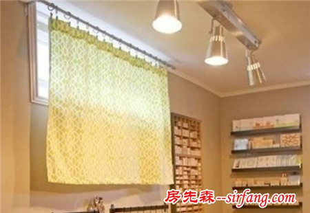 我家窗帘只装了一半，却比你家美一倍