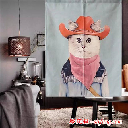 我家窗帘只装了一半，却比你家美一倍