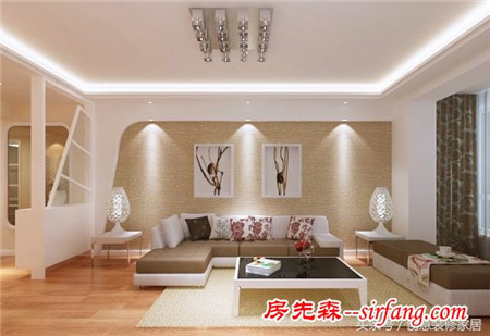 現(xiàn)代創(chuàng)意沙發(fā)背景墻，讓你的客廳簡約不失溫馨，小而不失大氣！