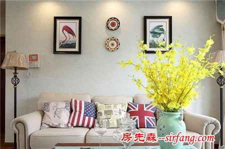 104平美式风格小居，美丽邂逅幸福生活