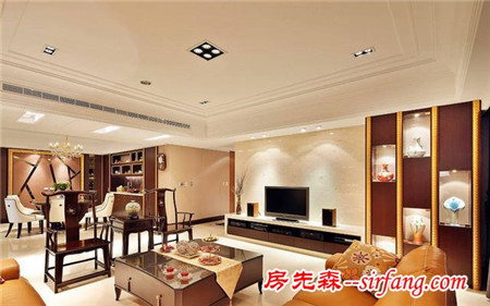 215方混搭四居，簡潔明快的立面收整