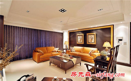 215方混搭四居，簡潔明快的立面收整