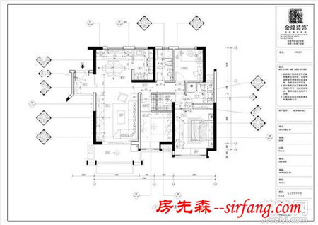 天津三居室装修案列，典雅与自由并重？