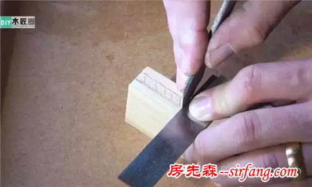 木工榫卯结构图解，转角三缺榫的制作图解