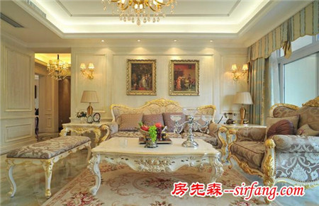 对象把房子装修成欧式效果是真豪华·165平郑州