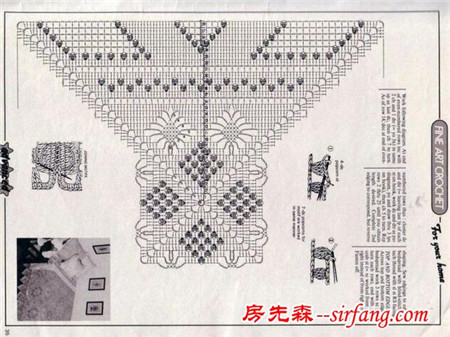 家居钩针系列，多款床罩有图解