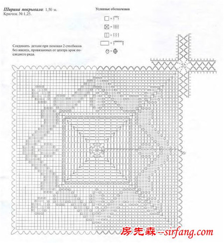 家居钩针系列，多款床罩有图解