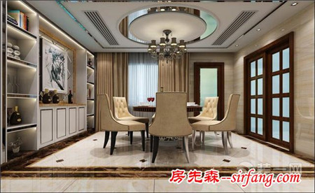 廣州薈雅苑小區(qū)178平米現(xiàn)代風(fēng)格平層樣板間