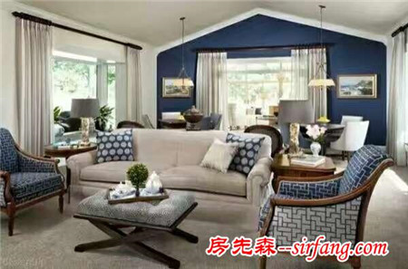 500平米别墅设计案例：有种奢华叫“青花瓷”美！