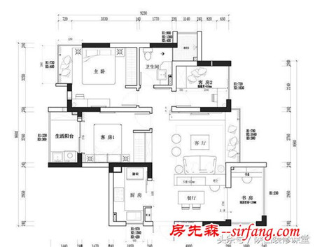 80后小夫婦的現(xiàn)代簡約，簡約舒適更多一點