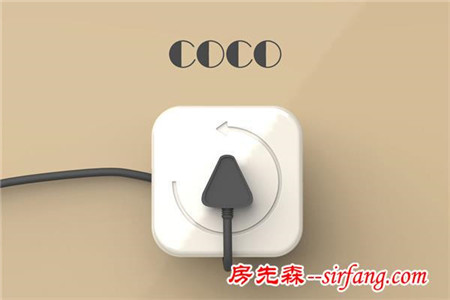 有了这款旋转式墙壁插座 线缆不再凌乱不堪