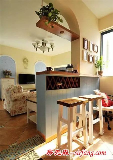 家里装个靓丽小吧台，帮你营造浪漫小情调！
