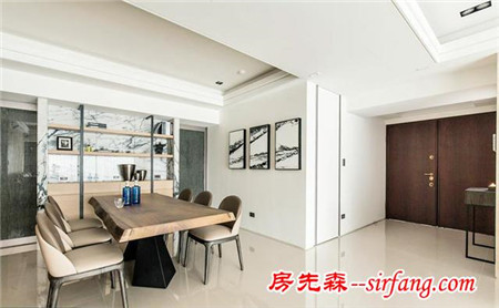 120平现代两居装修图，原始自然的心