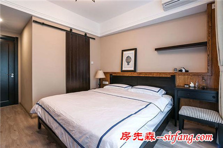 美式风格两室两厅装修图，淡淡青草香
