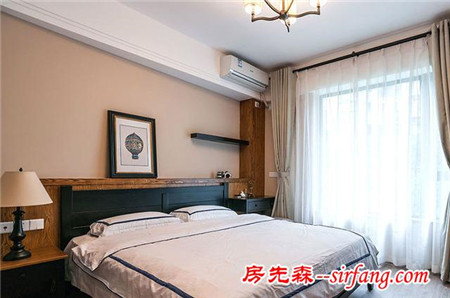 美式风格两室两厅装修图，淡淡青草香