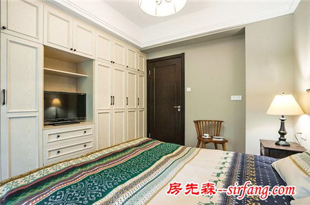 美式风格两室两厅装修图，淡淡青草香