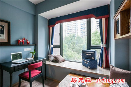 美式风格两室两厅装修图，淡淡青草香