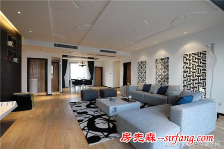 装修案例//这么大面积的房子装修成这样，简直就是在搞事情！