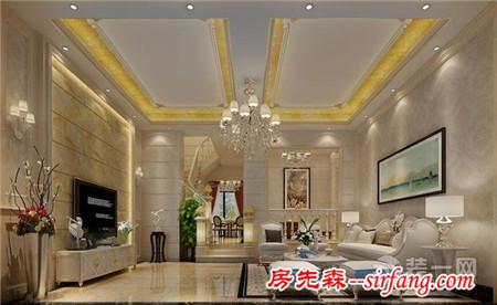 廣州金地荔湖墅300㎡北歐風(fēng)格裝修效果圖