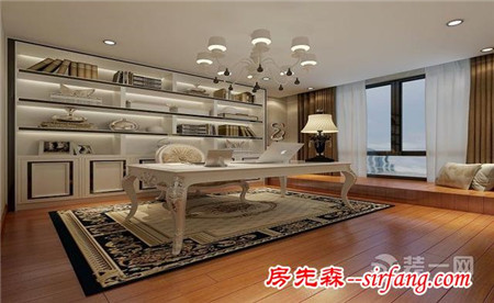 廣州金地荔湖墅300㎡北歐風(fēng)格裝修效果圖