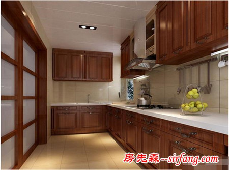 新中式风格；设计采用原木家具，褐色让整个空间更为端庄稳重