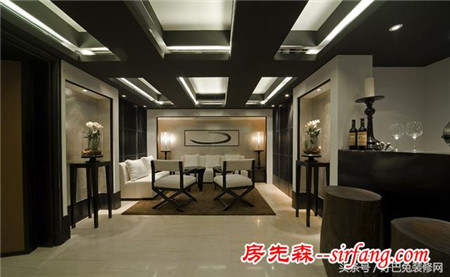 装修案例//并不是所有别墅都要金碧辉煌 也可以低奢时尚