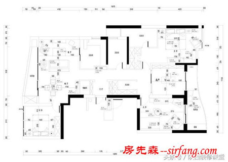 150方四室两厅两卫，软装改造大变脸