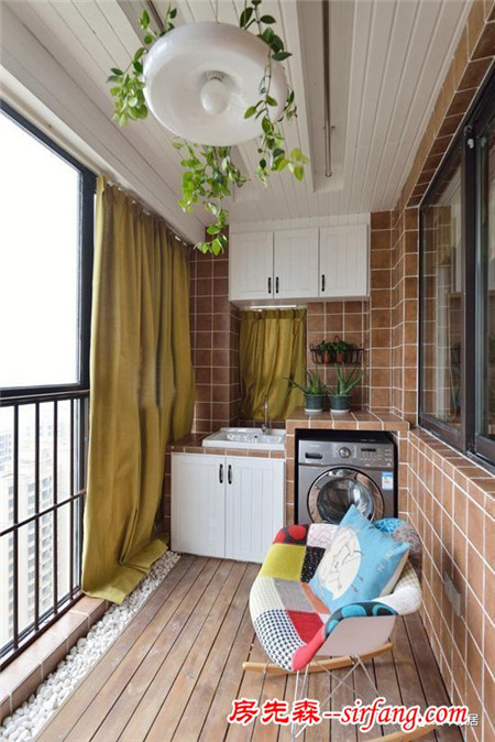 做一个1㎡砖砌阳台洗衣房，实用得不要不要的！