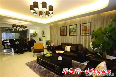 众多新款客厅吊顶图，每张都是爆款