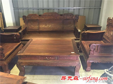 扰乱市场的红木古典家具不在木材本身