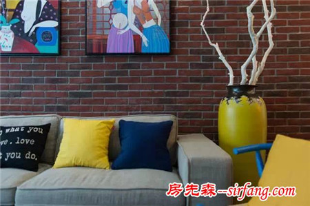 色彩跳跃的80平温馨小窝！