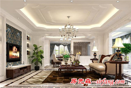 杭州别墅装修-用不同的灯来点缀不同的空间