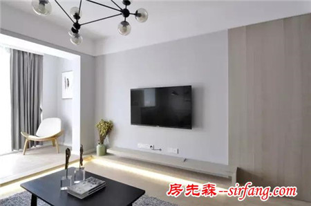 90㎡简约二居室，一言不合就把采光做到极致~