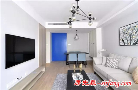 90㎡简约二居室，一言不合就把采光做到极致~
