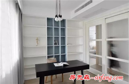 90㎡简约二居室，一言不合就把采光做到极致~