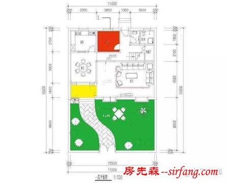 7套带小院的双拼别墅户型，过年和兄弟联手盖一栋！含图纸