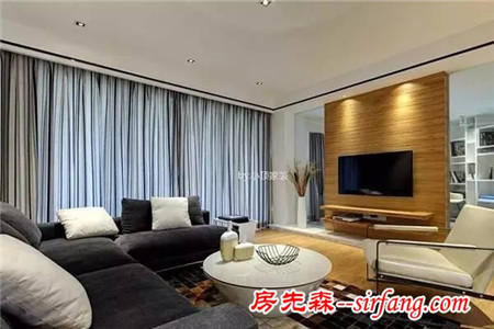 7万打造80平简约居室 弧形衣帽间有格调