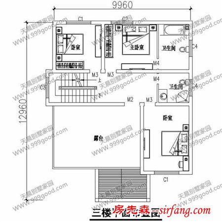 农村9.9X12.9米别墅设计图，至美轻奢尽享舒适生活！