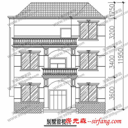 农村9.9X12.9米别墅设计图，至美轻奢尽享舒适生活！