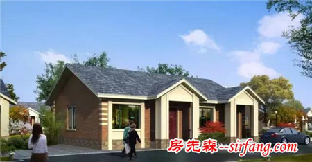 3套一层实用农村自建房设计图，只要15万就能建