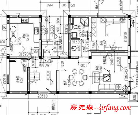 五套经济实用型别墅效果图和平面图，18万建起来！