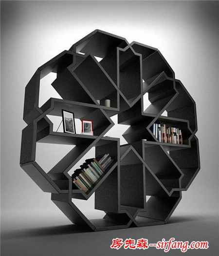 书架可以设计成什么样？你那些只能叫货架！