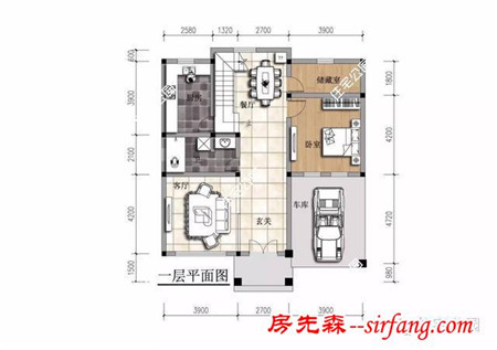 农村简欧式三层小别墅户型，自建房这么盖漂亮不？