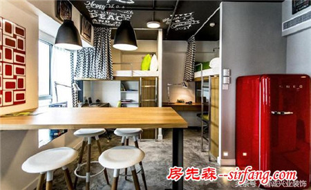「香港设计师」别人的学生宿舍 第一眼就爱上天花板