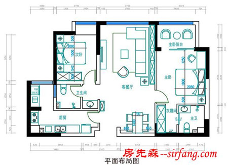 北欧现代：108平三室，简单生活，幸福人生