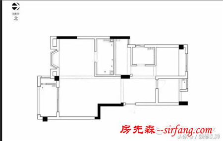 110平三房简美风，精美完工照