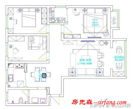 怡馨家园美式乡村，南北通透的户型适合它！