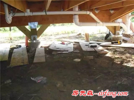 美国农村建房全程 除了化粪池水箱 防风掩体干啥的