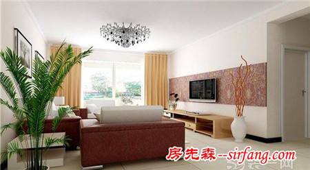 郑州市中海锦苑126平米三室两厅的装修效果图 删繁就简功能强