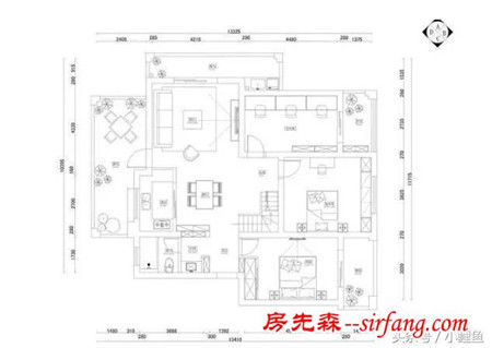 复式现代混搭风 有阁楼有露台